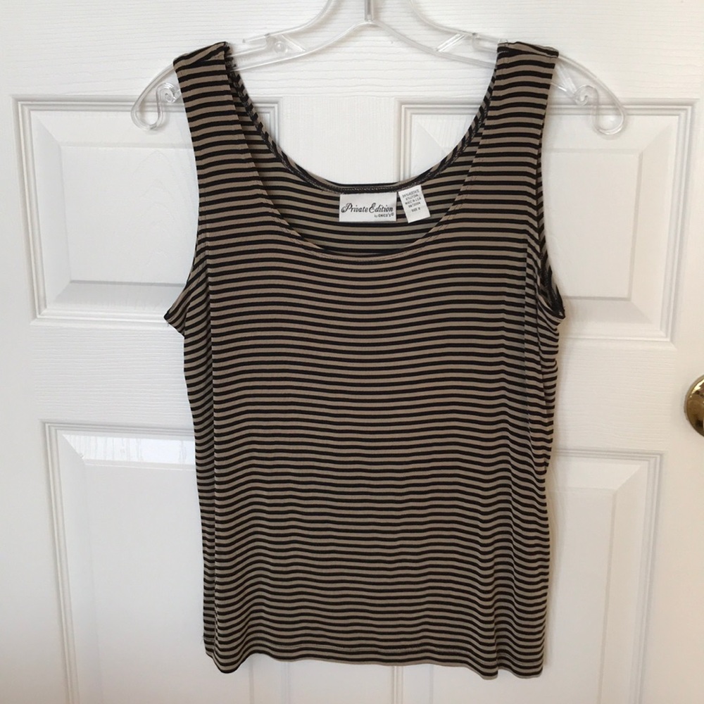 Black and Tan striped soft and comfortable shirt